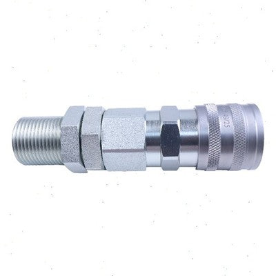 Solid Spare Hydraulic Quick-Connect Coupler KV13884 for JD 35G 50C 325 326D 280 332 260CT332