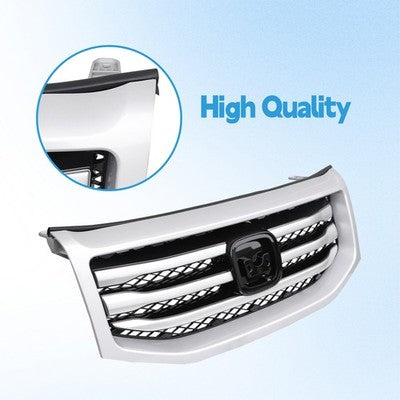 For Honda Pilot 2012-2015 12-15 Front Bumper Silver Grille Molding Surround Trim
