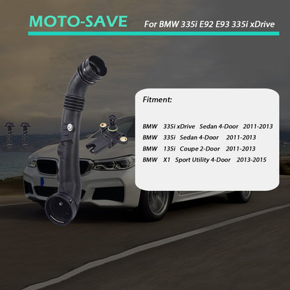 Solid Spare For BMW 335i E92/93 Air Induct Duct Pipe Throttle Intercooler 13717599294