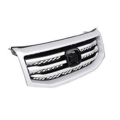 For Honda Pilot 2012-2015 12-15 Front Bumper Silver Grille Molding Surround Trim