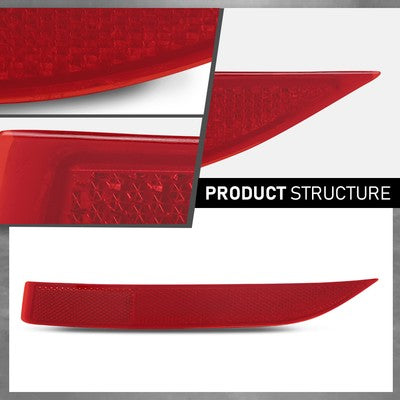 Solid Spare Rear Bumper Reflector Light Fit For 2016 2017 2018 2019 BMW X1 F48 Left Side