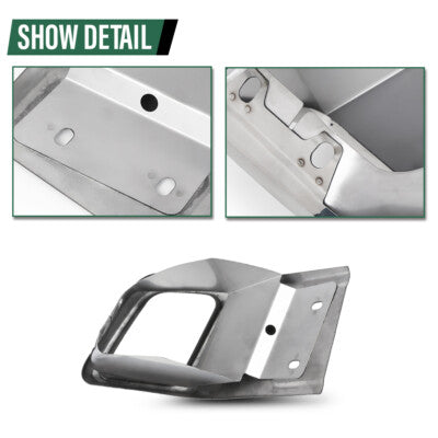 Solid Spare Rear Bumper Exhaust Tube Trim Fit For 10-18 Land Rover Range Rover Evoque