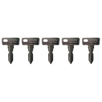 Solid Spare (5) Club Car DS 1982+ Gas/Electric Golf Cart Key Replacement Ignition Keys