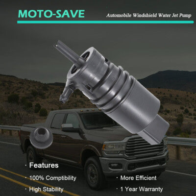 Solid Spare Windshield Washer Pump W/GROMMET For 2013-2016 Dodge Dart 68071576AA