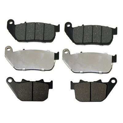 Solid Spare Front & Rear Brake Pads for Harley-Davidson Sportster 883 & 1200 Roadster Models