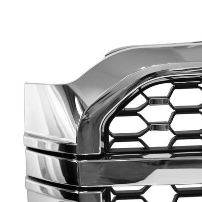 For 2021-2023 Ford F-150 F150 Platinum Front Bumper Grille Chrome ML3Z-8200-KA