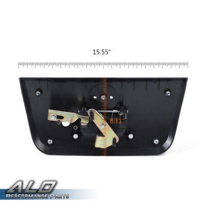 Solid Spare Tailgate Rear Handle W/ Bezel & Keyhole Textured Black Fit For 01-04 Frontier