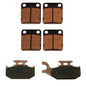 Front & Rear Semi-Metallic Brake Pads for Suzuki Vinson 500 Auto LT-A500F 2002