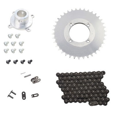 Solid Spare SPI Quick Change Drive Hub, Chain & 38T Sprocket Kit for Ski-Doo Z120 1998-2008