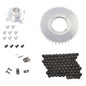 Solid Spare SPI Quick Change Drive Hub, Chain & 38T Sprocket Kit for Ski-Doo Z120 1998-2008