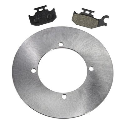 Solid Spare Rear Disc Brake Rotor & Pads for Yamaha Grizzly 400 4x4 4WD fits 2007-2008