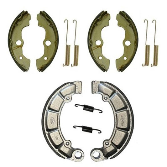 Solid Spare Front & Rear Brake Shoes for Honda Fourtrax 350 & Foreman 350 4x4 fits 1986-1989
