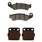 Front & Rear Semi-Metallic Brake Pads for Honda ATC350X 3-Wheeler fits 1986