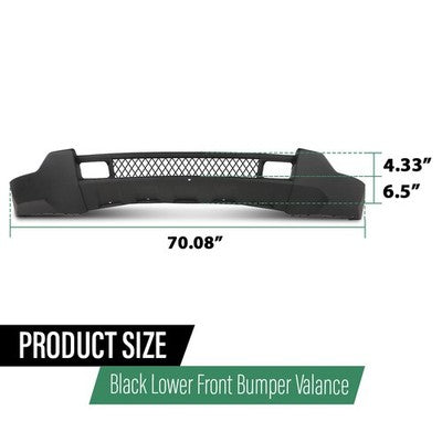 Solid Spare Front Lower Bumper Valance Fit For Jeep Grand Cherokee 2011-2013 #68078270AB