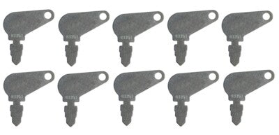 (10) Keys For Case John Deere JLG Genie Drott Massey Galion Baraga Snoopy 83353