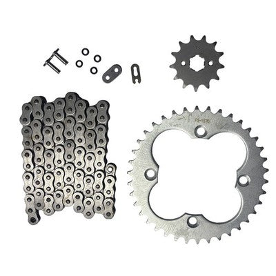 Solid Spare Natural 520x86 X-Ring Drive Chain & 13/38 Sprockets for Honda TRX250X Fourtrax