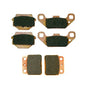 Front & Rear Semi-Metallic Brake Pads for Suzuki Quadracer 250 LT250R 1987-1992
