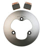 Solid Spare Rear Disc Brake Rotor & Semi-Metallic Pads fits Suzuki LT-R450 Quadracer 450