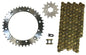 Solid Spare Gold 520x104 Drive Chain & 13/41 Sprockets for Yamaha Banshee 350 1989-2006
