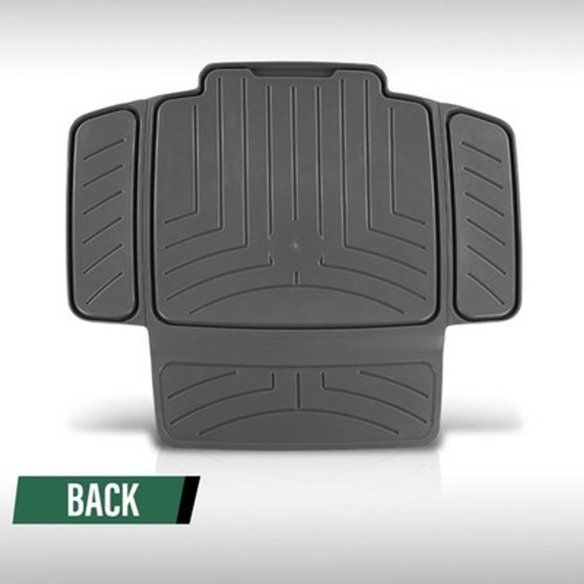 Solid Spare TPE Car Seat Protector | Waterproof, Anti-Slip for Baby & Child Seats Gray