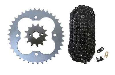 Solid Spare Black 520x86 O-Ring Drive Chain & 13/38 Sprockets for Honda TRX300EX & TRX300X