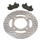 Solid Spare Rear Disc Brake Rotor & Semi-Metallic Brake Pads for Honda ATC250R 1985-1986