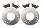 Solid Spare 05 Rear Brake Rotors & Pads fits Polaris Ranger 700 XP - 2005