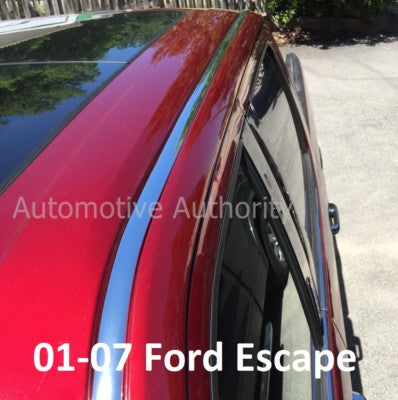 For 2001-2007 FORD ESCAPE CHROME ROOF TOP TRIM MOLDING KIT