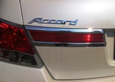 CHROME REAR TAILLIGHT TRIM MOLDING For HONDA ACCORD 2011 2012