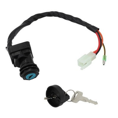 Solid Spare Ignition Switch w/ Keys for Suzuki Quadsport 80 LT80 & LT-Z50 Quadsport Z50