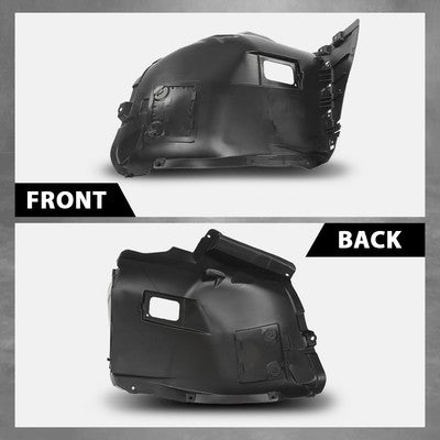 Solid Spare Front Driver & Passenger Front Section Fender Liner Fit For 06-12 BMW 3 Series