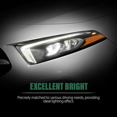 Solid Spare LED Headlights Fit For 2019-2022 Mercedes Benz W177 A Class Left & Right Side