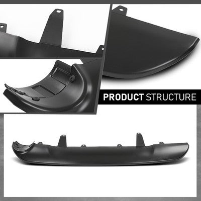 Solid Spare Valance Fit For 2016-2018 Toyota RAV4 Bumper Guard Plastic Textured Rear Lower