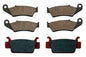 Front & Rear Semi-Metallic Brake Pads for Honda TRX700XX Sportrax fits 2008-2009