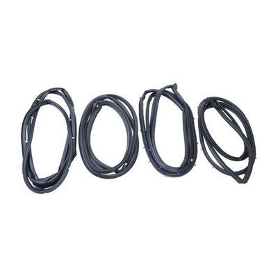 4PCS Door Weatherstrip Silence Opening Gasket For Honda Civic 2006-2011