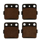 Solid Spare Front Severe Duty Brake Pads for Honda Foreman 500 & Foreman 520 fits 2012-2025