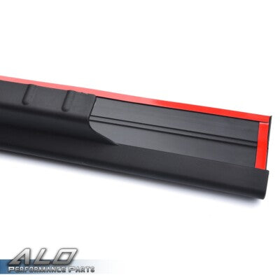 Solid Spare Rocker Panel Protector Guard Covers Fit For 01-06 Silverado/GMC Sierra Crew Cab