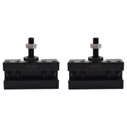 Solid Spare CXA #2 250-302 Quick Change Tool Post Boring Turning & Facing Holder Lathe 2Pcs