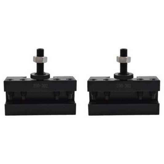 Solid Spare CXA #2 250-302 Quick Change Tool Post Boring Turning & Facing Holder Lathe 2Pcs
