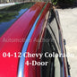 For 2004-2012 CHEVY COLORADO CHROME ROOF TOP TRIM MOLDING KIT