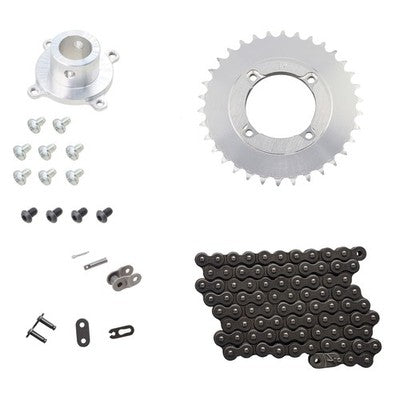 Solid Spare SPI Quick Change Drive Hub, Chain & 34T Sprocket Kit for Ski-Doo Z120 1998-2008