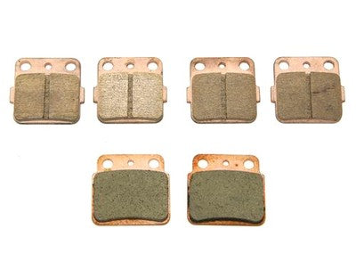 Solid Spare Front & Rear Severe Duty Brake Pads for Kawasaki KFX400 fits 2003 2004 2005 2006
