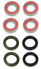Solid Spare Both Front Wheel Bearings Seals Kit 00-05 for Yamaha Wolverine 350 4x4 YFM350FX