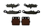 Front & Rear Semi-Metallic Brake Pads for Kawasaki KFX450R fits 2008-2014