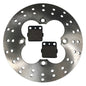 Solid Spare Rear Disc Brake Rotor & Semi-Metallic Brake Pads for Kawasaki Lakota 300 / Sport