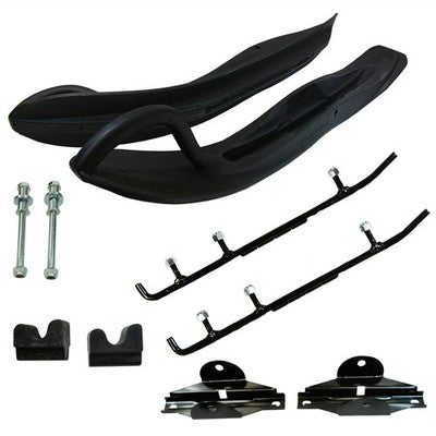 Solid Spare Exo-S Touring Skis Mount Kit & 4" Carbides for Arctic Cat Some 2010-2017 Models