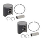 2 SPI Standard Bore Piston Kits for Polaris 650 Sleds fits 2021-2024 74.8mm