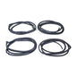4PCS Door Weatherstrip Silence Opening Gasket For Honda Civic 2006-2011