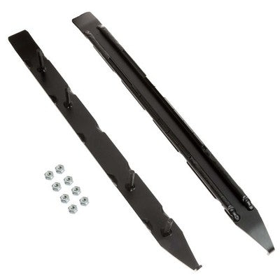 Solid Spare Bottom Line 6" DUAL Runner Carbides for Yamaha many 2001-2022 Snowmobiles