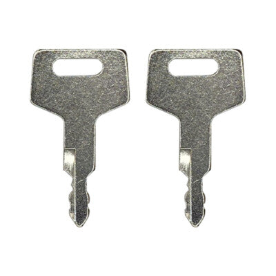 Solid Spare (2) Ignition Key For New Holland Hitachi Gehl Heavy Equipment H806 17001-00019